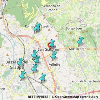 Mappa Via Ippolito Nievo, 36060 Romano D'ezzelino VI, Italia (2.08909)