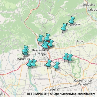 Mappa Via Ippolito Nievo, 36060 Romano D'ezzelino VI, Italia (6.68375)