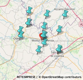 Mappa Via Adige, 31045 Motta di Livenza TV, Italia (6.378)