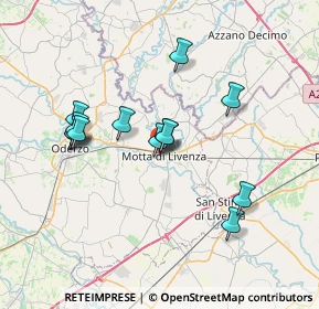 Mappa Via Adige, 31045 Motta di Livenza TV, Italia (6.43692)