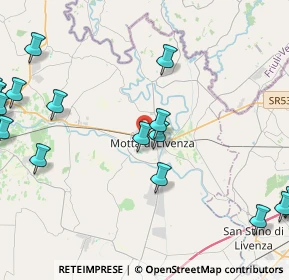 Mappa Via Adige, 31045 Motta di Livenza TV, Italia (6.307)