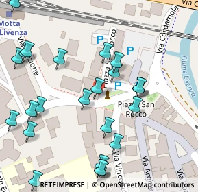 Mappa Piazza S. Rocco, 31045 Motta di Livenza TV, Italia (0.06538)