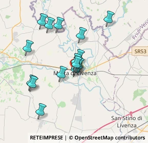 Mappa Piazza S. Rocco, 31045 Motta di Livenza TV, Italia (3.09313)