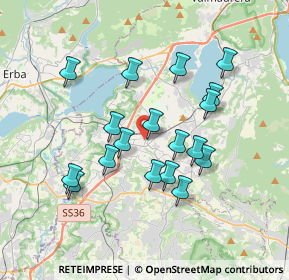 Mappa Via San Giorgio, 23847 Molteno LC, Italia (3.25222)