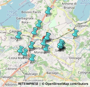 Mappa Via San Giorgio, 23847 Molteno LC, Italia (1.4685)
