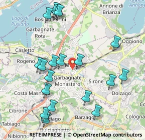 Mappa Via San Giorgio, 23847 Molteno LC, Italia (2.278)