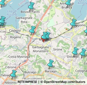 Mappa Via San Giorgio, 23847 Molteno LC, Italia (3.06867)