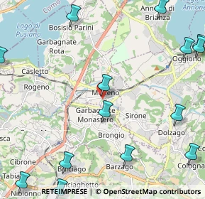 Mappa Via San Giorgio, 23847 Molteno LC, Italia (3.18143)