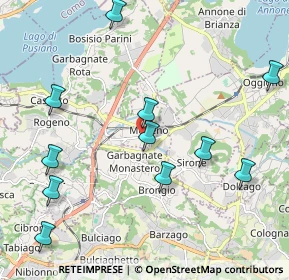 Mappa Via San Giorgio, 23847 Molteno LC, Italia (2.4875)