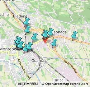 Mappa Via Natisone, 31044 Montebelluna TV, Italia (0.92)