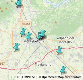 Mappa Via Natisone, 31044 Montebelluna TV, Italia (3.66091)