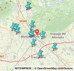Mappa Via Natisone, 31044 Montebelluna TV, Italia (3.66333)