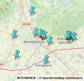 Mappa Via Natisone, 31044 Montebelluna TV, Italia (3.68)