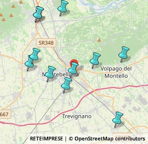 Mappa Via Natisone, 31044 Montebelluna TV, Italia (4.41182)