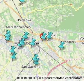 Mappa Via Natisone, 31044 Montebelluna TV, Italia (2.24857)