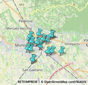 Mappa Via Natisone, 31044 Montebelluna TV, Italia (1.17882)