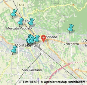 Mappa Via Natisone, 31044 Montebelluna TV, Italia (1.82833)