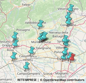 Mappa Via Natisone, 31044 Montebelluna TV, Italia (16.36316)