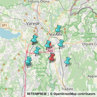 Mappa 21040 Varese VA, Italia (3.01364)