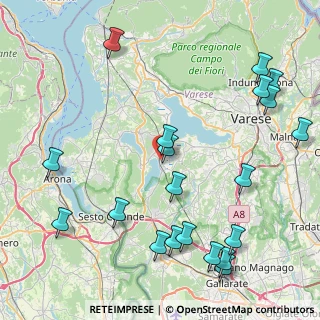 Mappa Via Monte Grappa, 21020 Varano Borghi VA, Italia (10.635)