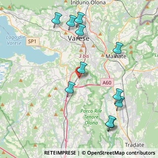 Mappa 21045 Gazzada Schianno VA, Italia (4.66636)