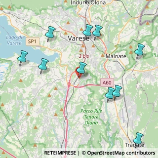 Mappa 21045 Gazzada Schianno VA, Italia (5.23636)