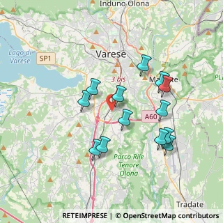 Mappa 21045 Gazzada Schianno VA, Italia (3.38692)