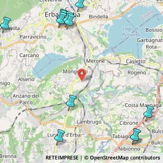Mappa Via Cava Marna, 22040 Merone CO, Italia (3.55692)