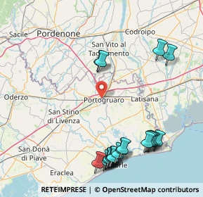Mappa Via Dante Alighieri, 30026 Portogruaro VE, Italia (20.0525)