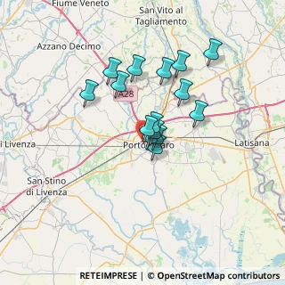 Mappa Via Dante Alighieri, 30026 Portogruaro VE, Italia (5.118)