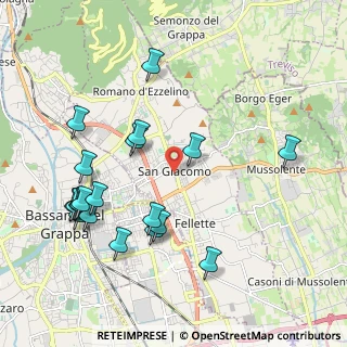 Mappa Via Generale G. Giardino, 36060 Romano D'ezzelino VI, Italia (2.2335)