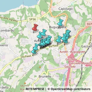 Mappa Via Tiziano, 21022 Azzate VA, Italia (0.4865)