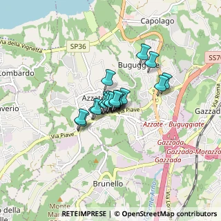 Mappa Via Giotto, 21022 Azzate VA, Italia (0.393)