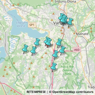 Mappa Via Tiziano, 21022 Azzate VA, Italia (3.32714)