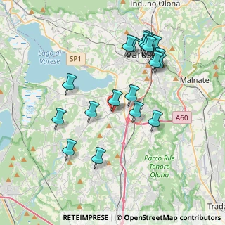 Mappa Via Tiziano, 21022 Azzate VA, Italia (3.8845)