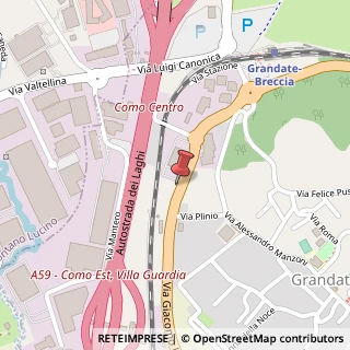 Mappa Via Leopardi, 31, 22070 Grandate, Como (Lombardia)