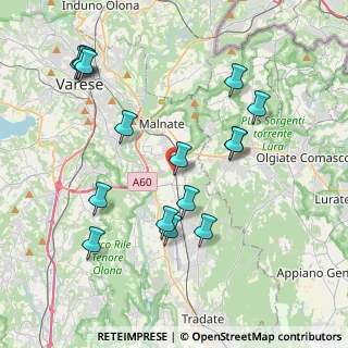 Mappa Via Baracca, 21040 Vedano Olona VA, Italia (4.23)