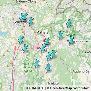 Mappa Vicolo Cohen, 21040 Vedano Olona VA, Italia (4.074)
