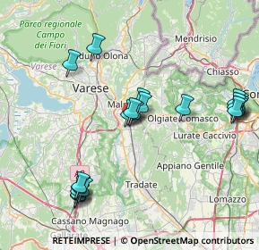 Mappa Vicolo Cohen, 21040 Vedano Olona VA, Italia (8.504)