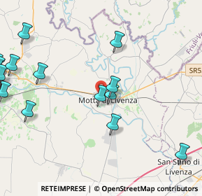 Mappa Via Oderzo, 31045 Motta di Livenza TV, Italia (6.261)