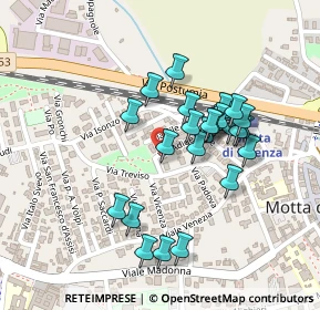 Mappa Via Oderzo, 31045 Motta di Livenza TV, Italia (0.18462)