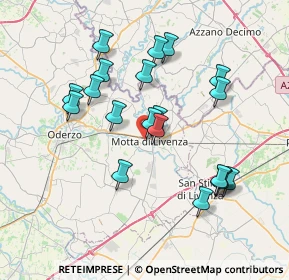 Mappa Via Cellina, 31045 Motta di Livenza TV, Italia (7.0435)