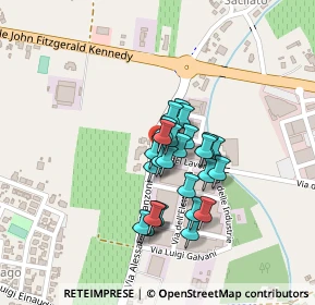 Mappa Via del Lavoro, 30025 Fossalta di Portogruaro VE, Italia (0.16538)