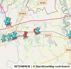 Mappa Via del Lavoro, 30025 Fossalta di Portogruaro VE, Italia (5.83083)