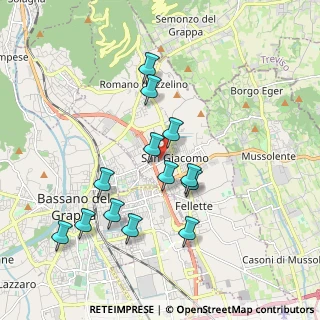 Mappa Via Domenico Cimarosa, 36060 Romano D'ezzelino VI, Italia (1.79692)