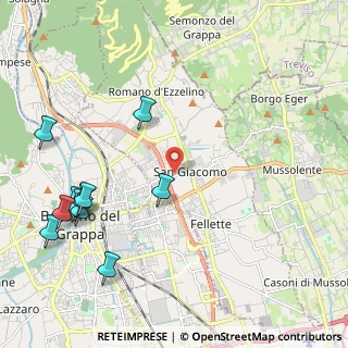 Mappa Via Domenico Cimarosa, 36060 Romano D'ezzelino VI, Italia (2.65364)