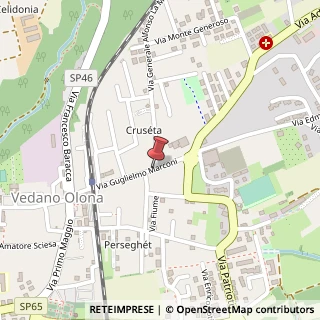 Mappa Via g. marconi 44, 21040 Vedano Olona, Varese (Lombardia)