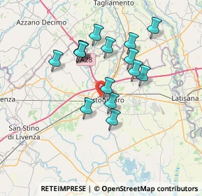 Mappa Via Volpare, 30026 Portogruaro VE, Italia (6.046)