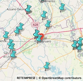 Mappa Via Volpare, 30026 Portogruaro VE, Italia (10.0915)