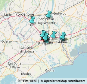 Mappa Via Volpare, 30026 Portogruaro VE, Italia (5.80333)